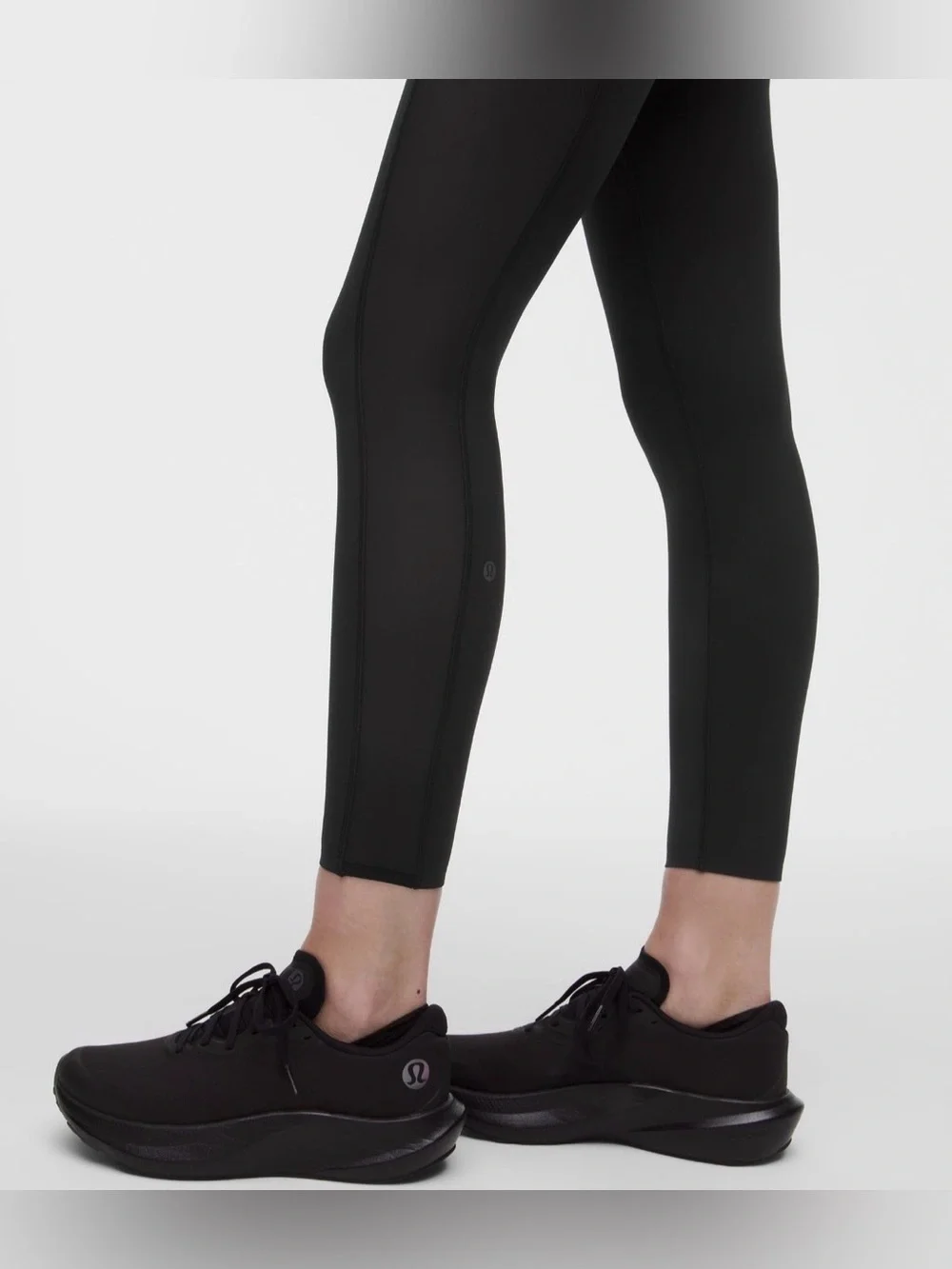 Lululemon No Line High Rise Run Tight 25” Black Sz 8 NWT
